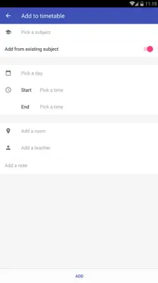 School Planner android App screenshot 5